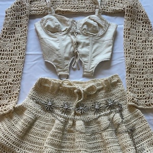 the FAIRY skirt - crochet pattern | pdf | beginner friendly | adjustable