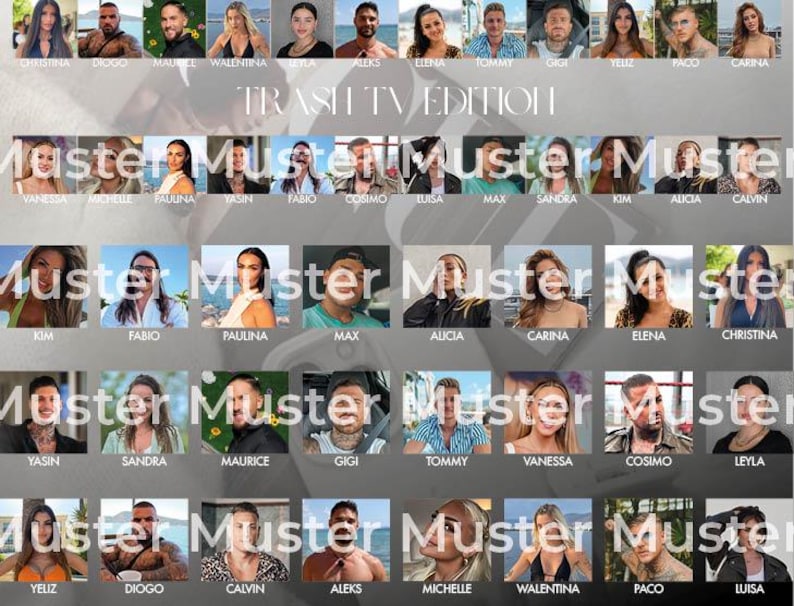 Downloadfertig - Wer ist es? "Trash TV - Edition" Vorlage zum