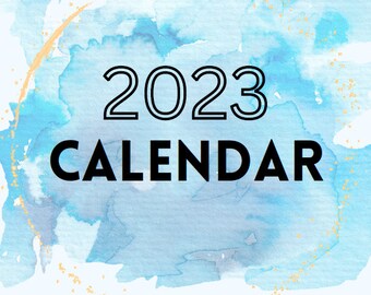 Kalender 2023 afdrukbaar