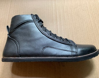 Black Vegan Boot I UK8/EU42/US9.5 I  Customization Also Available