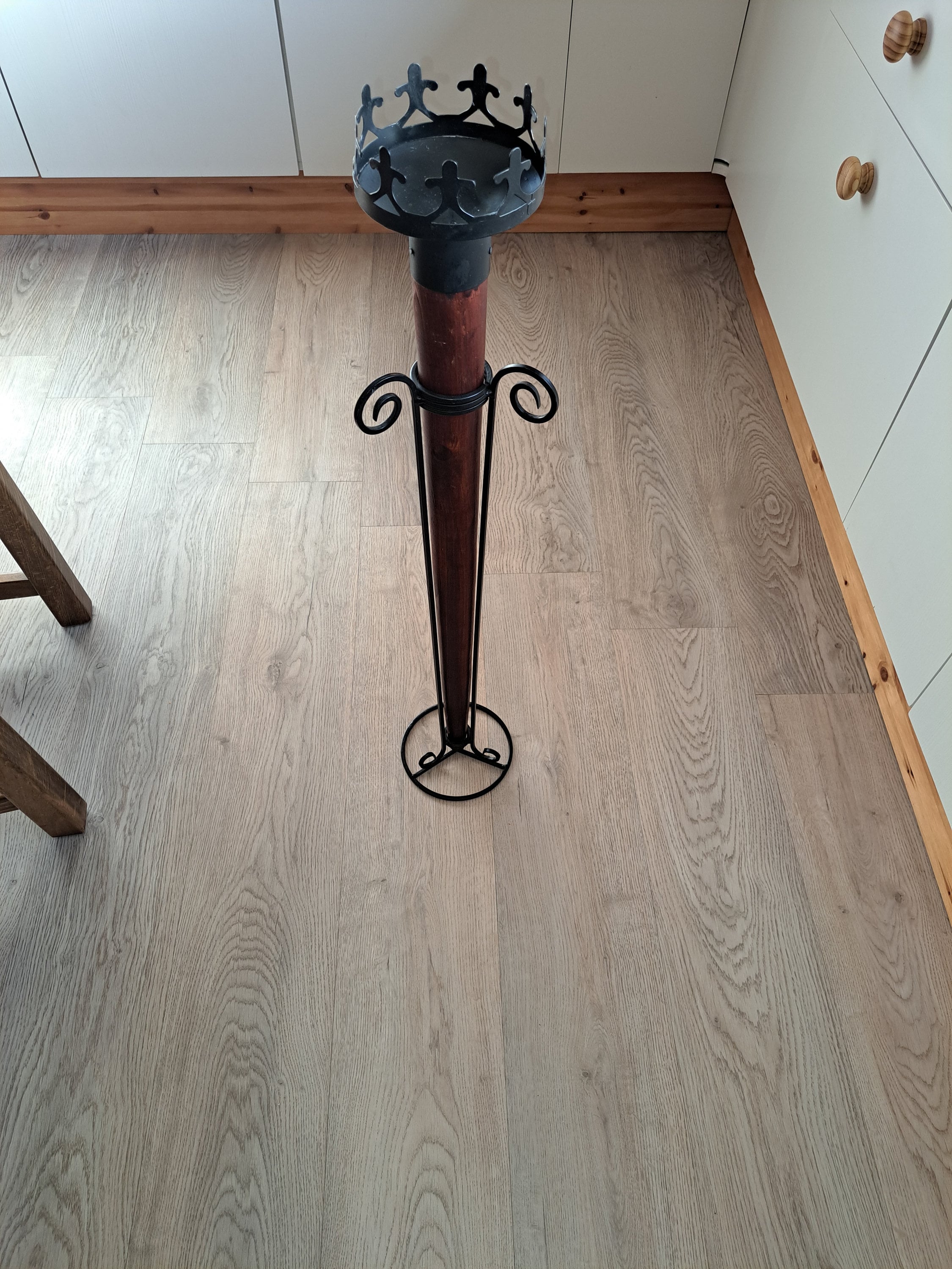 Medieval Style Floor Standing Candle Holder Etsy