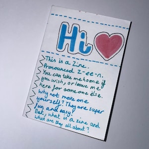 A zine all about zines