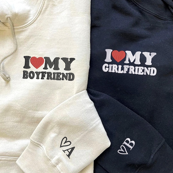 Felpe con cappuccio abbinate per fidanzato e fidanzata Felpa