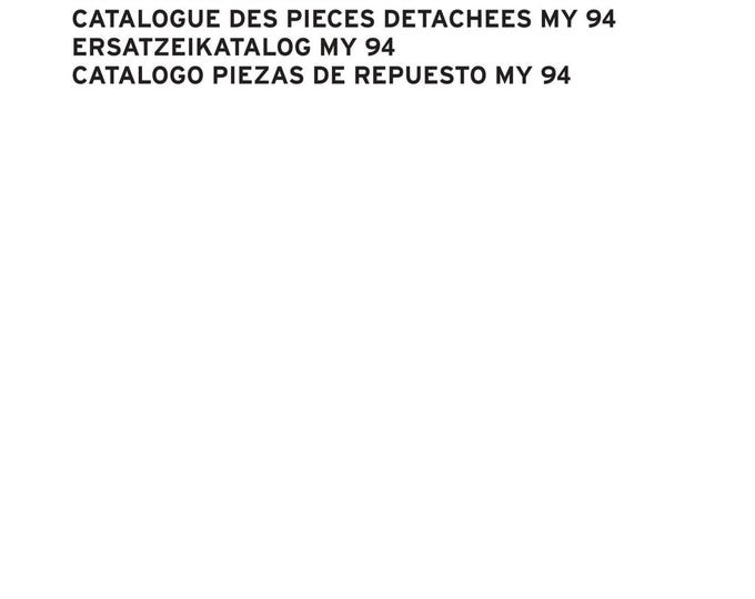 Lamborghini Diablo VT 1994 - parts manual