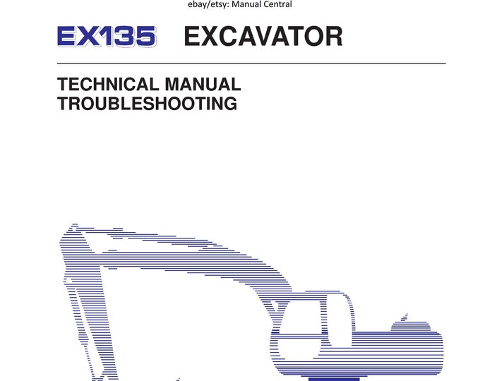 Fiat Kobelco - EX135 Excavator - Technical Manual - Troubleshooting