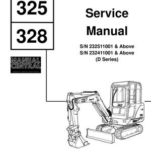Bobcat 325 & 328 - Workshop Service Repair Manual - D Series