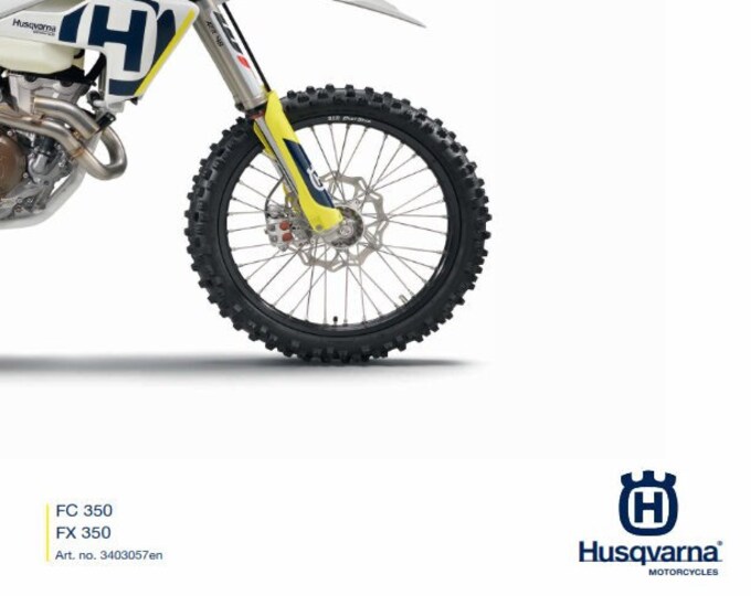 Husqvarna 2018 - FC FX 350 - Workshop Service Repair Manual