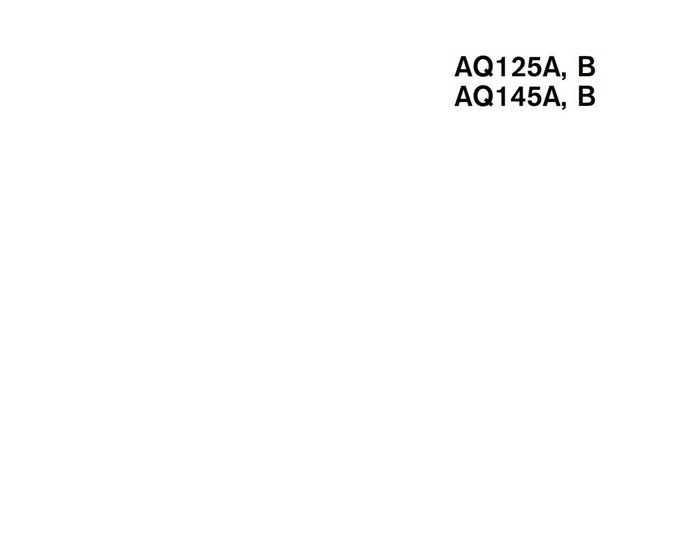 Volvo Penta Engine Unit - AQ125A AQ125B AQ145A AQ145B - Workshop Service Repair Manual