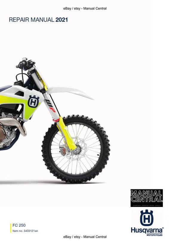 Husqvarna 2021 - FC 250 - Workshop Service Repair Manual