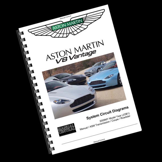 Printed - Aston Martin V8 Vantage - 2009 - Circuit Wiring Diagrams