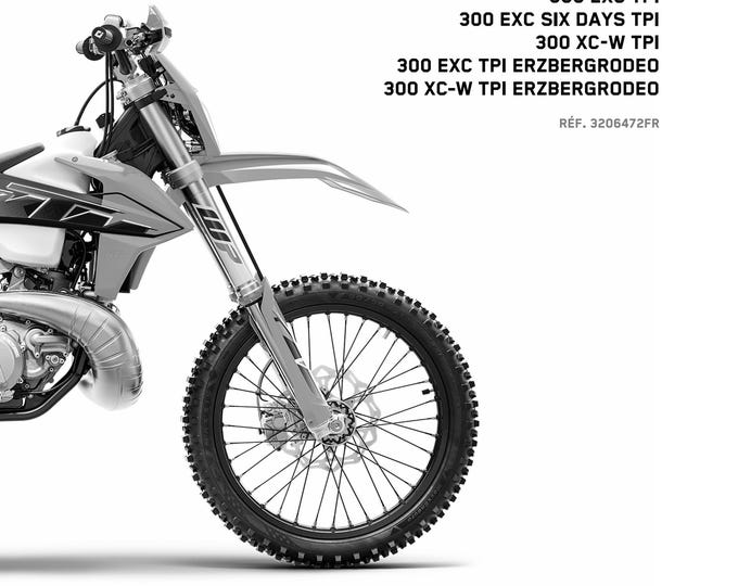 French Language - Ktm 2022 - 250 300 Exc Six Days Xc-w Erzbergrodeo Tpi - Manuel De Reparation -  Service Workshop Repair Manual