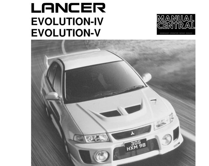 Mitsubishi Lancer Evolution Evo IV V 4 5 - Technical Information Manual
