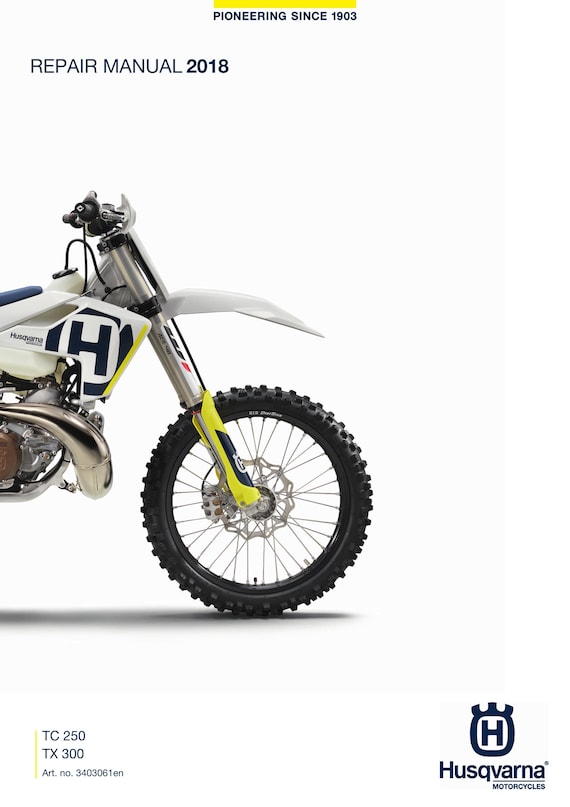 Husqvarna 2018 - TC 250 TX 300 - Workshop Service Repair Manual