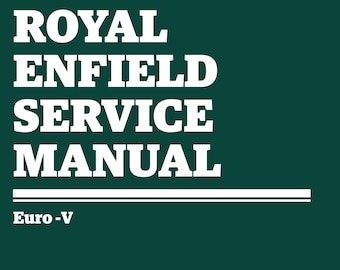 Royal Enfield - Classic 350 J Platform - Euro V - Manuale di riparazione e assistenza officina edizione 2021