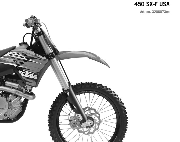 KTM 2010 - 450 SX-F Nagl Edition - Workshop Service Repair Manuals