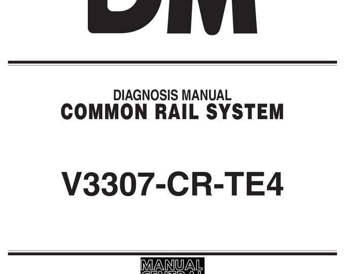 Kubota Diagnosis Manual - Common Rail System - V3307-CR-TE4