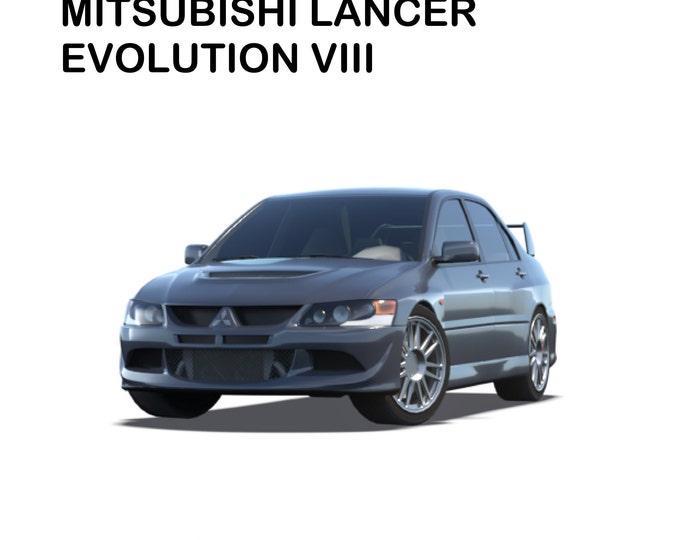PDF - Mitsubishi Lancer Evolution Evo VIII 8 - Complete Workshop Service Repair Manual