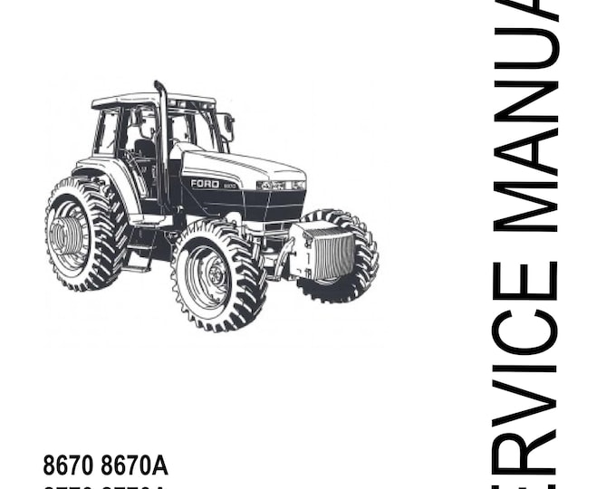 New Holland - Tractor 8670 8670A 8770 8770A 8870 8870A 8970 8970A - Workshop Service Repair Manual