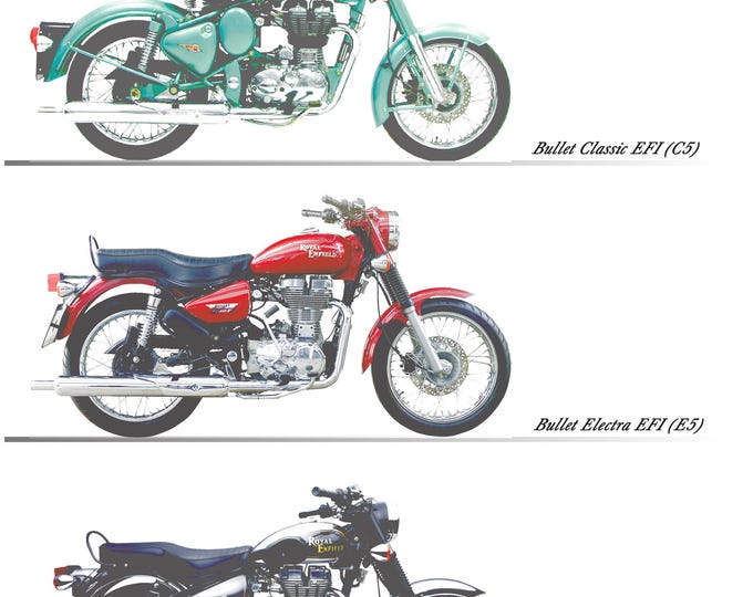 Royal Enfield Bullet Classic (C5) Bullet Electra (E5) Bullet Efi (G5) Workshop Maintenance Service Repair Manual