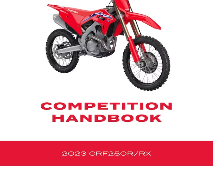 Honda CRF250R RX 2023 Ediiton - Competition Handbook