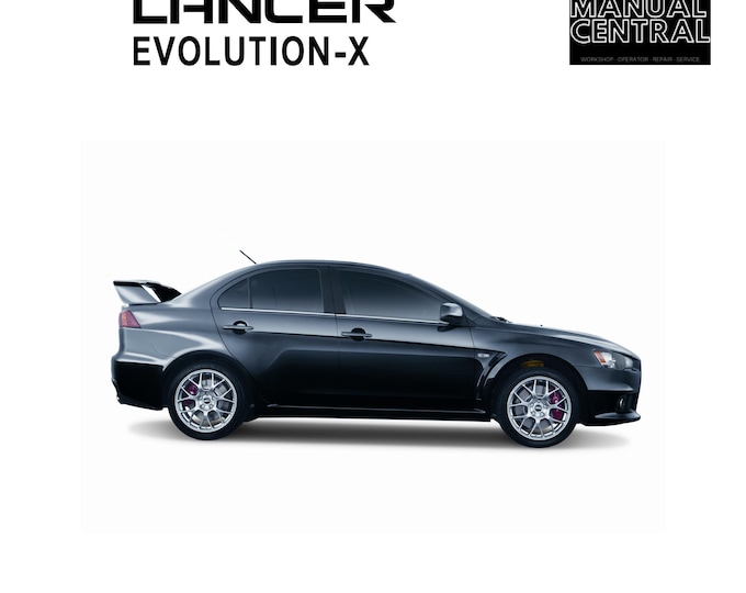 Mitsubishi Lancer Evolution Evo X 10 (2008 Edition) - Body Repair Manual