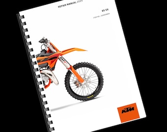 Impreso - KTM 2025 - 85 SX 19/16 17/14 - Manual de taller y reparación