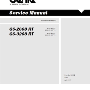 Genie - Service Manual - Gs-2668 Gs-3268 RT