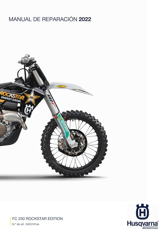 Spanish Language - Husqvarna 2022 - FC 250 Rockstar Edition - Manual de Reparacion