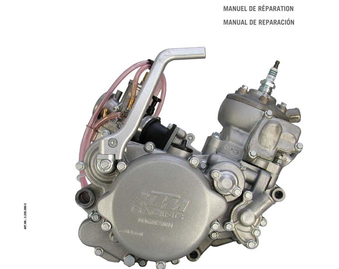 KTM 2004 2005 2006 2007 2008 2009 2010 2011 - 85 105 SX XC - Engine - Service Workshop Repair Manual