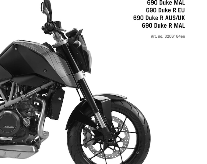 KTM 2013 - 690 Duke R - Workshop Service Repair Manuals