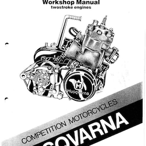 Husqvarna 1986 2 Stroke Engine -  Workshop Service Repair Manual
