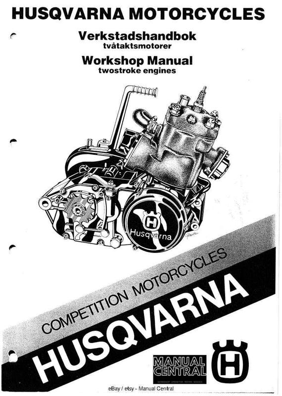 Husqvarna 1986 2 Stroke Engine -  Workshop Service Repair Manual