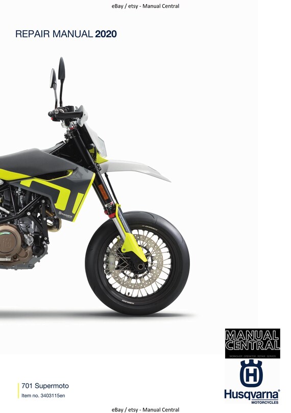 Husqvarna 2020 - 701 Supermoto - Workshop Service Repair Manual