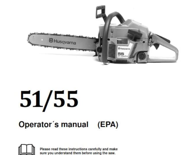 Husqvarna Chainsaw - 51 55 Operator Manual