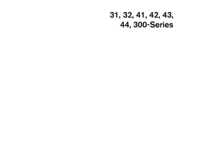 Volvo Penta - Technical Data - 31 32 41 42 43 44 300 Series - Workshop Service Repair Manual
