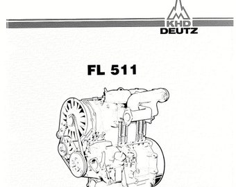 PDF - Deutz FL 511 - Werkstatthandbuch - Workshop Manual - Manuel d'Atelier - Manual de Taller