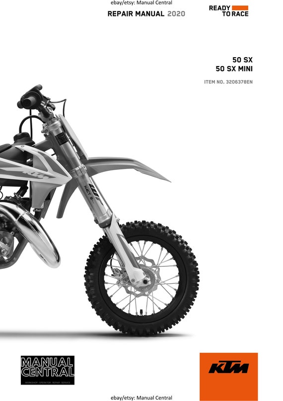 PDF - KTM 2020 - 50 Sx Mini - Service Workshop Repair Manual
