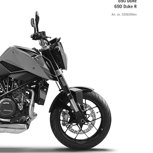 KTM 2017 - 690 Duke R - Service Workshop Repair Manual