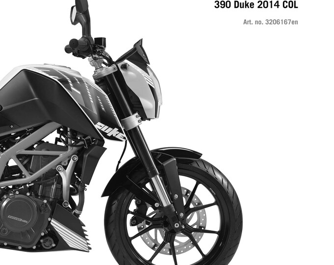 KTM 2013 - 390 Duke - Workshop Service Repair Manuals