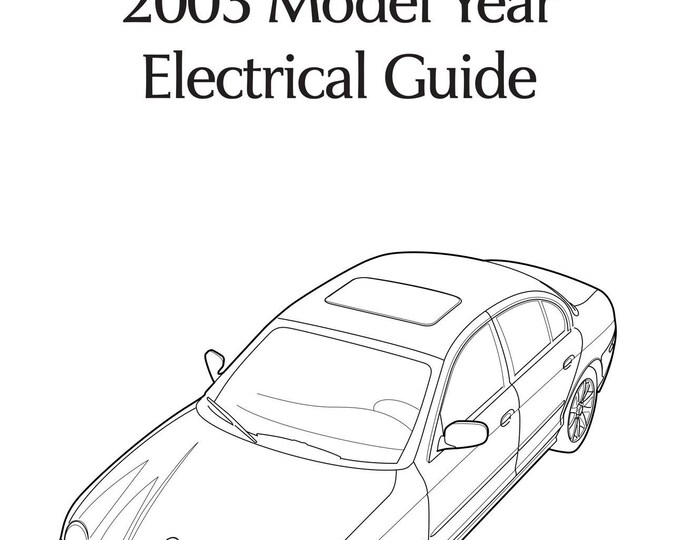 Jaguar S-Type -2003 Model Year - Electrical Guide - Circuit Wiring Diagrams