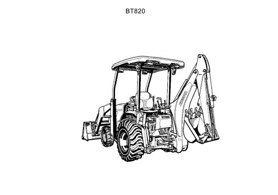 Kubota BT820 - Illustrated Parts Manual
