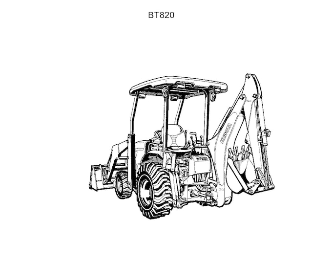 Kubota BT820 - Illustrated Parts Manual