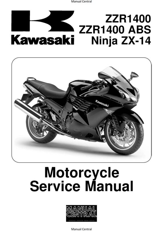 Kawasaki ZZR1400 ZZR 1400 ABS Ninja ZX-14 - 2008 2009 2010 2011 Workshop Service Repair Manual