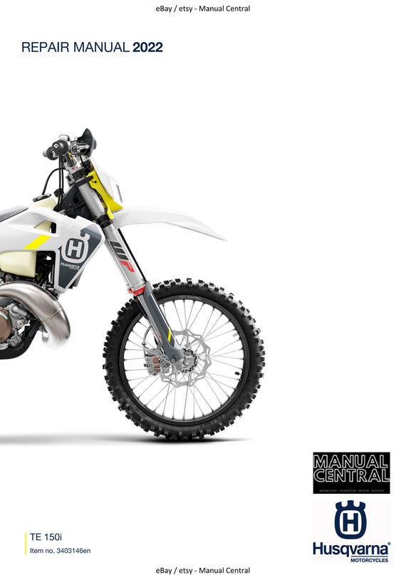 Husqvarna 2022 - TE 150i - Service Workshop Repair Manual