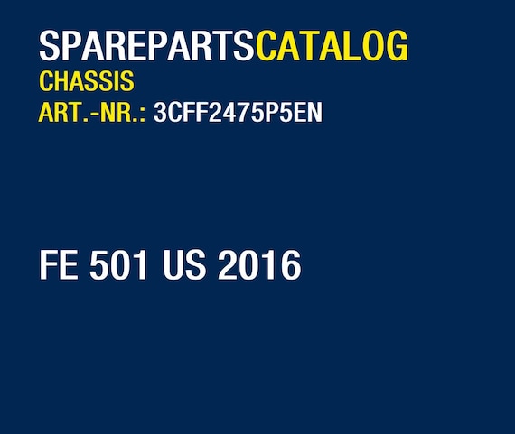 Husqvarna 2016 FE 501 US- Parts Manual Catalog