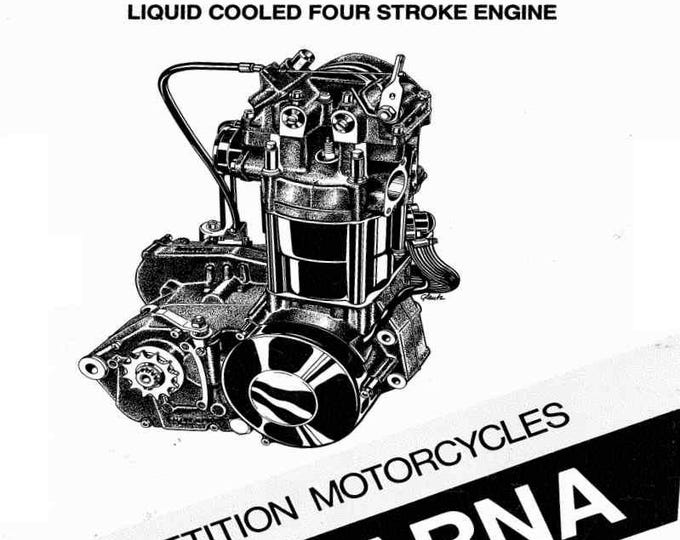 Husqvarna 1987 1988  - Liquid Cooled 4 Stroke Engine - Workshop Service Repair Verkstadshandbok -