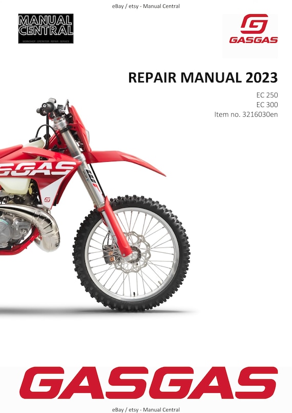 GasGas 2023 - EC 250 300 - Service Workshop Repair Manual