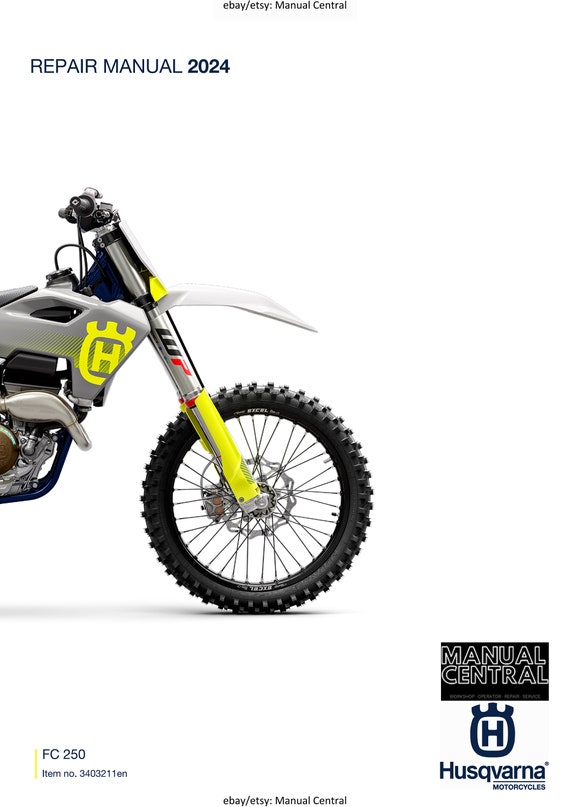 Husqvarna 2024 - FC 250 - Service Workshop Repair Manual