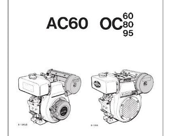 Kubota AC60 OC60 OC80 OC95 - OPERATOR MANUAL