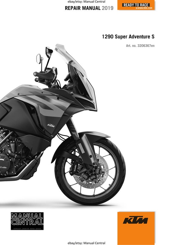 KTM 2019 - 1290 Super Adventure S - Service Workshop Repair Manual